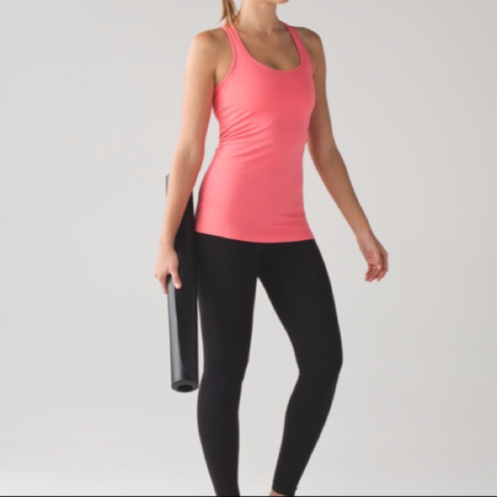 🍋EUC Lululemon CoolRacerbackTank Pink lemonade 4